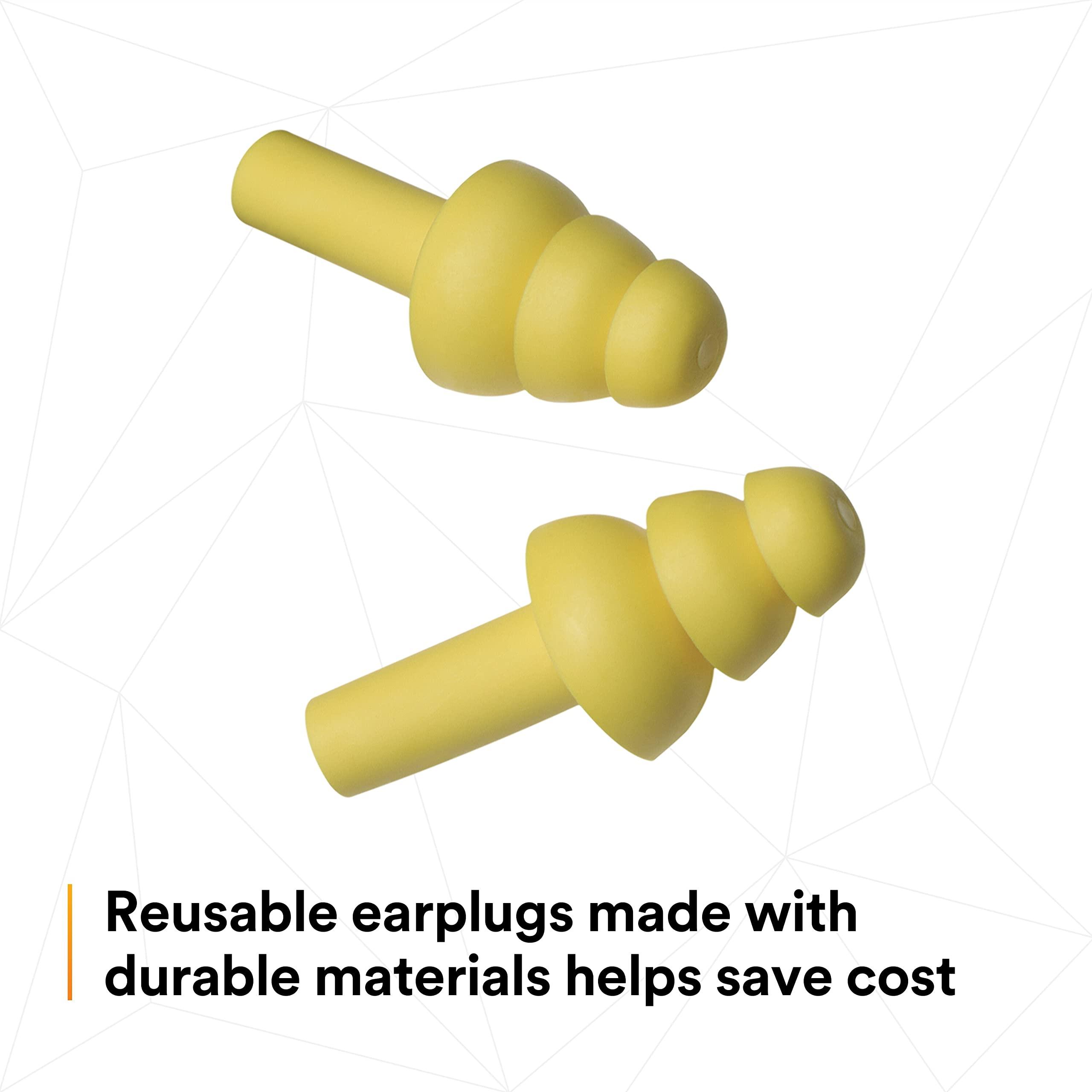 3M 3M EAR Ultrafit Earplugs, 100-Pair, Yellow