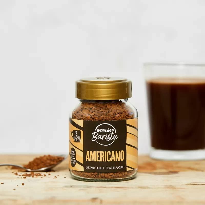 Beanies Coffee Co Beanies Flavoured Instant Coffee PICK ANY 3 Jars (50g) from 50+ Flavours Inc. Turkish Delight, Chocolate Orange, Chai Latte, Cookie Dough, Hazelnut, Caramel, Vanilla and More