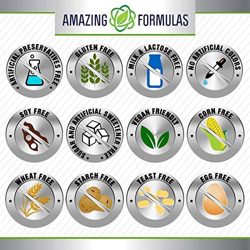 Amazing Nutrition Amazing Formulas 5-HTP (Hydroxytryptophan) Supplement | 100 Mg Per Serving | Veggie Capsules | Non-GMO | Gluten Free | Made in USA (1 Pack, 120 Count)