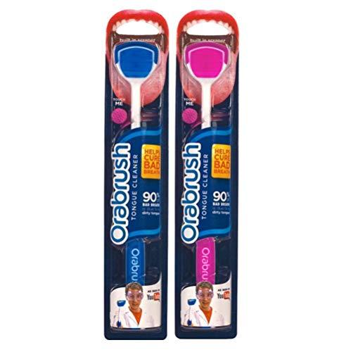 Orabrush 3 Pack Orabrush Tongue Cleaner Scraper by Orabrush