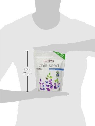 Nutiva Nutiva Organic, non-GMO, Raw, Premium Ground Chia Seeds, 12 Ounce
