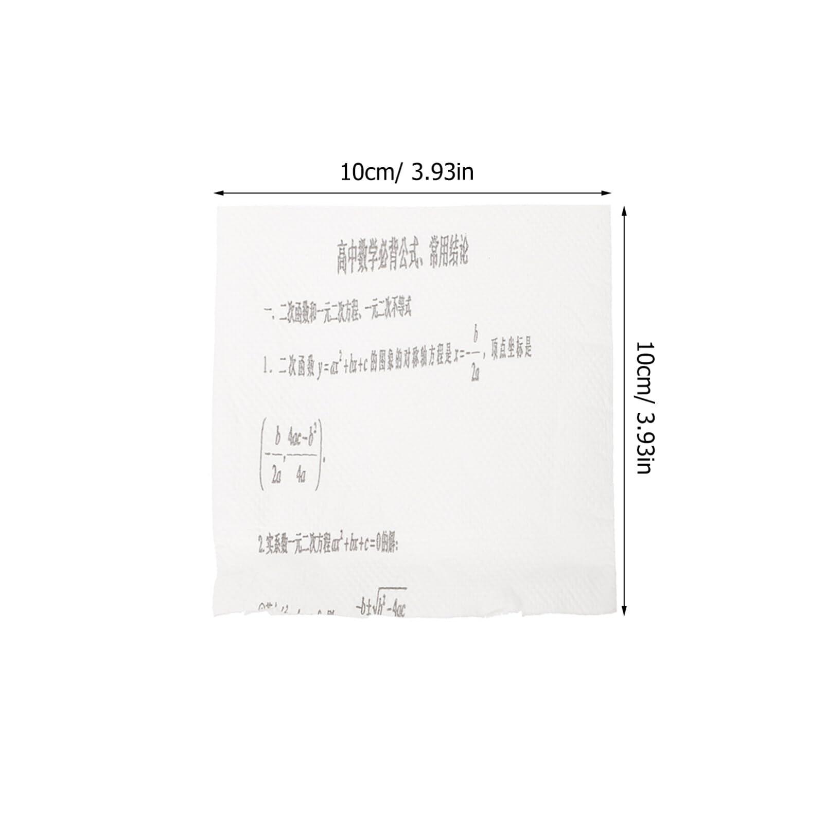 Healeved Healeved 2 Rolls Funny Toilet Paper Mathematical Formula Print Novelty Toilet Paper Bath Tissue Roll for Home Decor Potty Gifts Prank and Hilarious