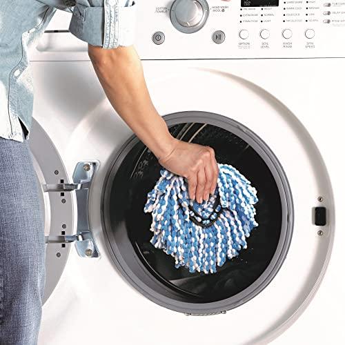 O-Cedar O-Cedar RinseClean Spin Mop & Bucket System + 2 Extra Mop Heads| Clean with Clean Water | Removes 99% of Bacteria