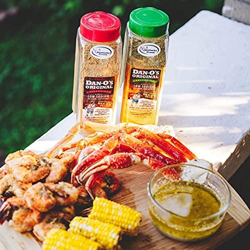 Dan-O's Dan-O's Seasoning Large 2 Bottle Combo | Original & Spicy | 2 Pack (20 oz)