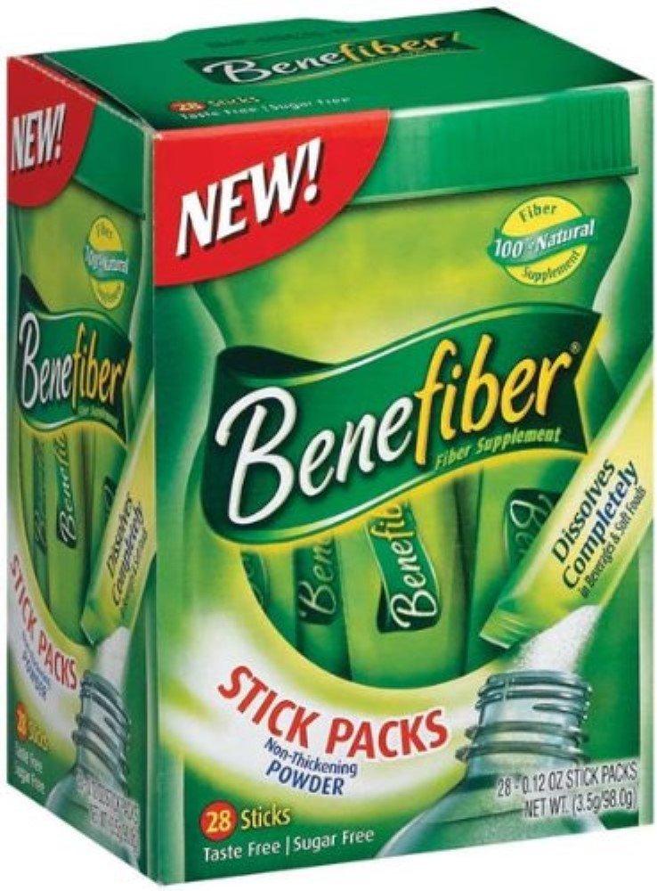 Benefiber Benefiber Fiber Sugar-Free On the Go Stick Packs, Unflavored, 28 ea (Pack of 9)