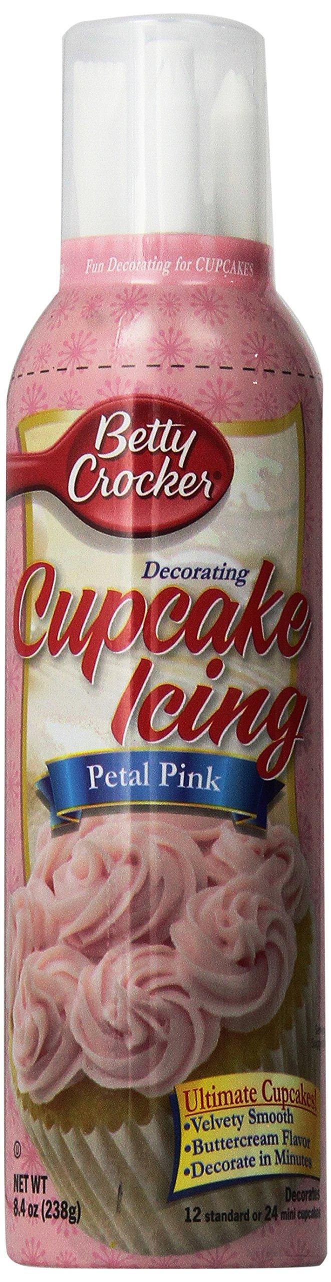 Betty Crocker Betty Crocker, Cupcake Icing, Petal Pink, 8.4oz Can (Pack of 3)