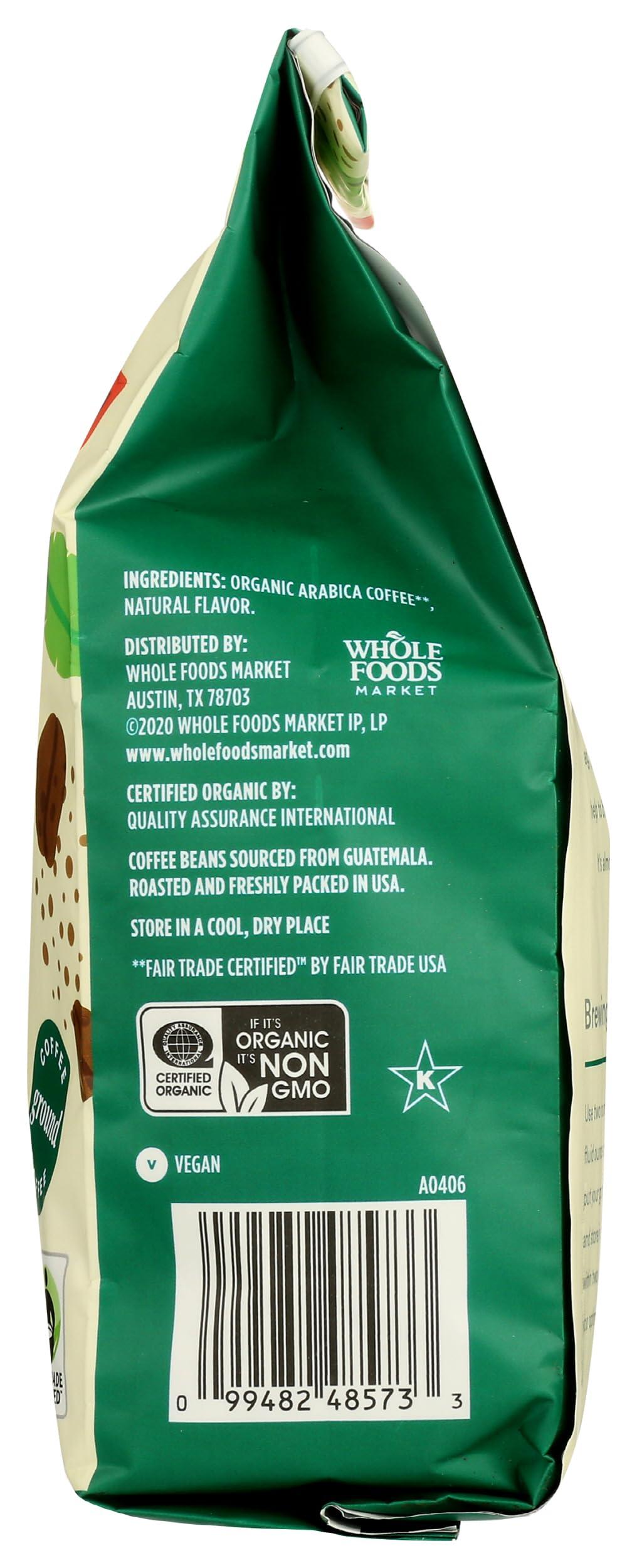 365 by Whole Foods Market 365 by Whole Foods Market, Organic Mocha Ground Coffee, 12 Ounce