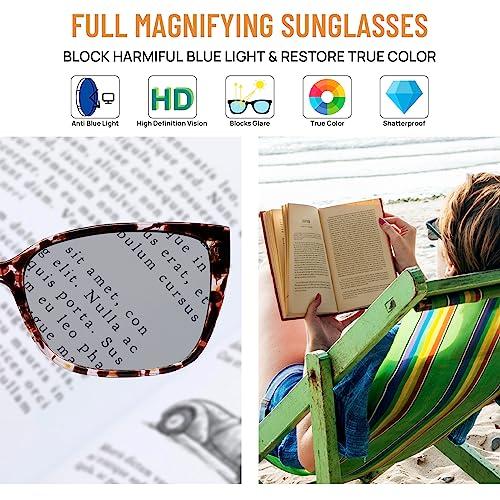 WEMOOTANTS WEMOOTANTS Sunglasses Readers Women Sun Reading Glasses 1.0 1.25 1.5 1.75 2.0 2.25 2.5 2.75 3.0 3.5 4.0 UV Protections (Leopard, 1.75)