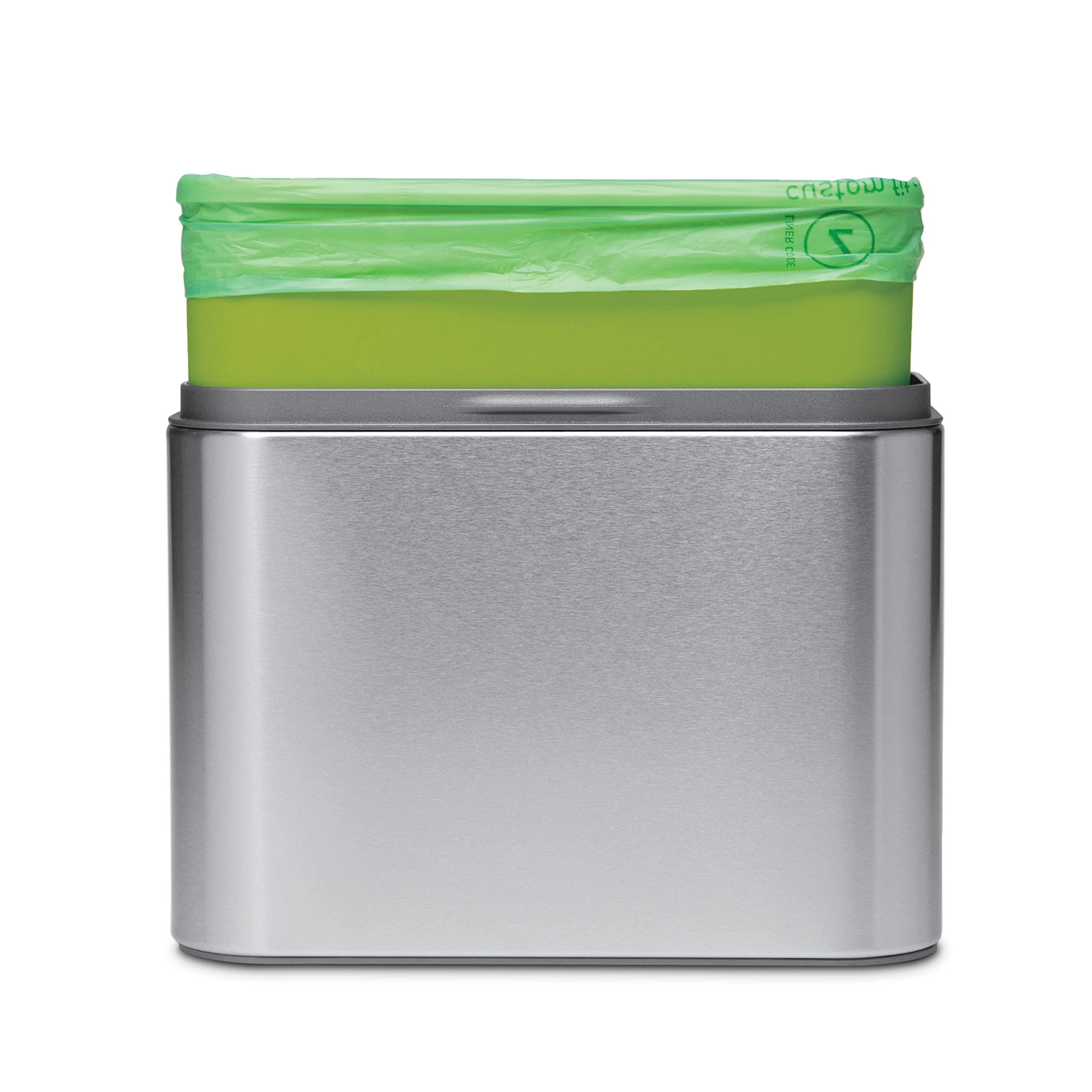 simplehuman simplehuman Code Z 30 Count, Genuine Custom Fit Liner, Compostable Trash Bags in Dispenser Packs