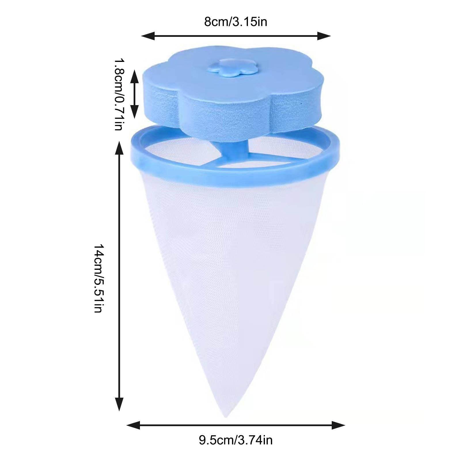 Bavokon 4 Pcs Hair Filter Cleaning Mesh Bag | Floating Lint Hair Catcher | Lint Catcher For Laundry | Pet Hair Remover For Laundry,Washing Machine Floating Lint Mesh Bag | Clean Pet Bedding In Washing Machine