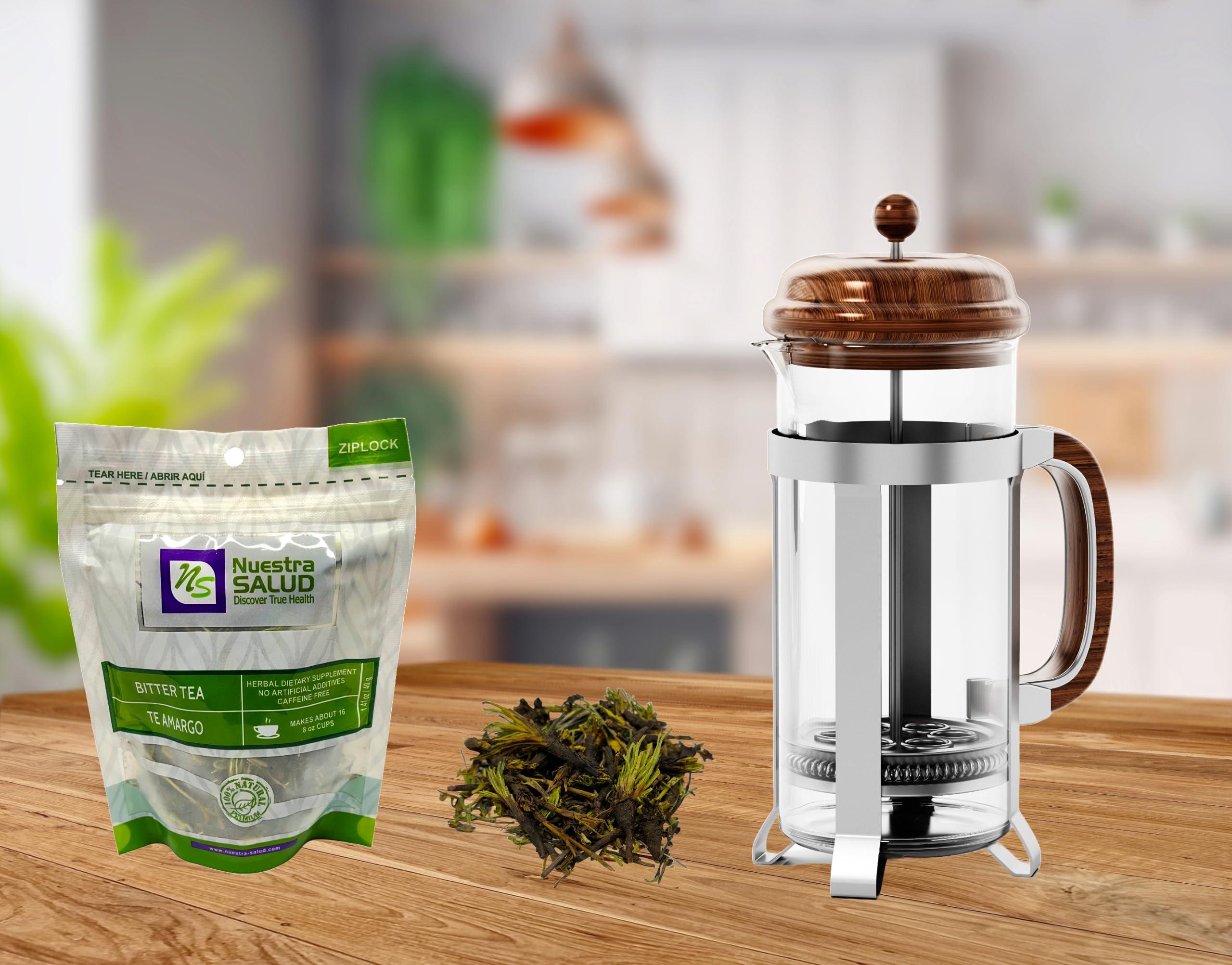 Nuestra NS Salud Nuestra Salud - Bitter Tea - Te Amargo - Herbal Infusion (40g) X 3 Hercampuri Macho Amazing Benefits Drinking Tea