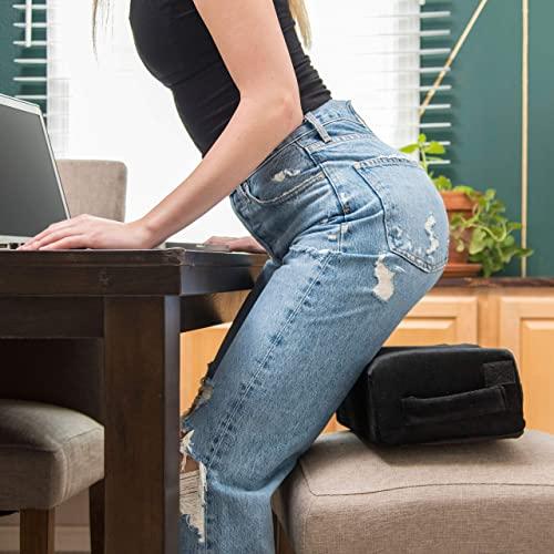 Ultra Comfort Brazilian Butt Lift Pillow After Surgery - Dr. Approved BBL Recovery Pillow w/Back Support Cushion for Post-Op Sitting + Cover Drawstring Bag | Comfortable & Easy to Carry for Home, Travel & Work