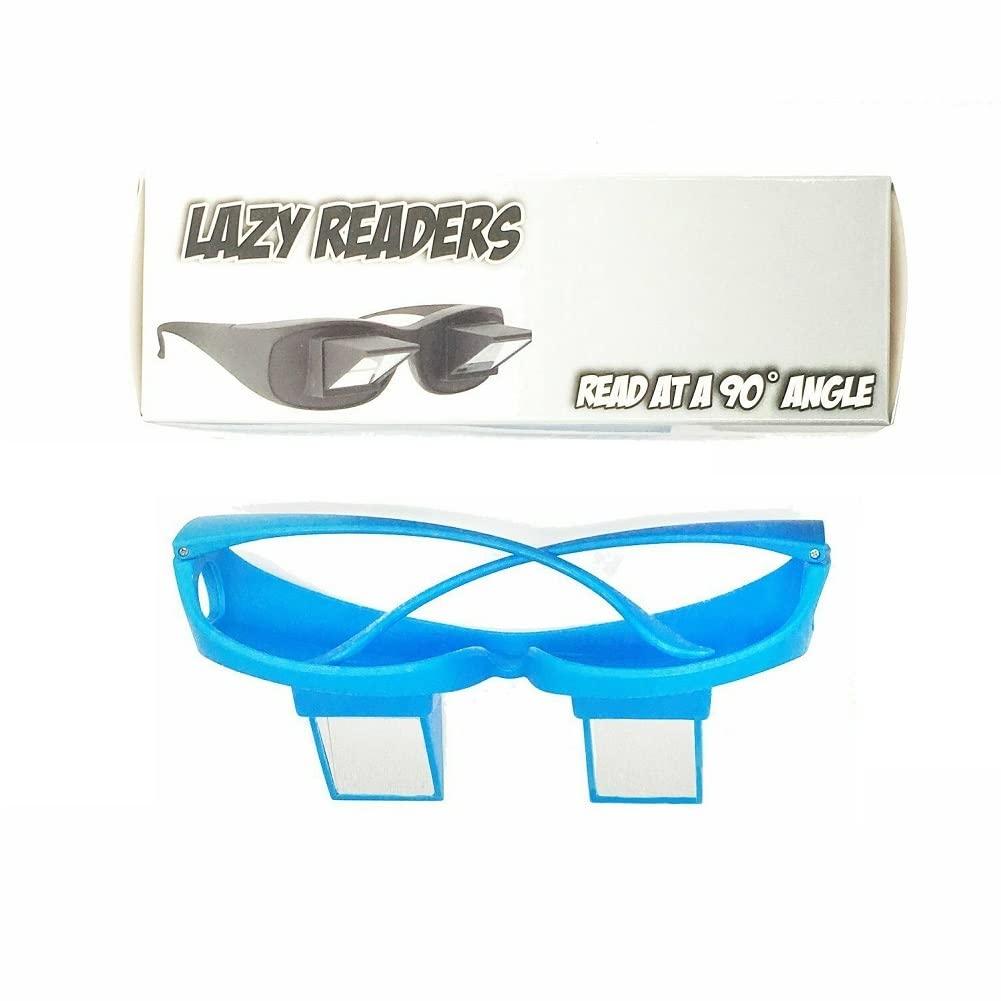 FveBzem FveBzem Prism Glasses Lazy Glasses Bed Prism Spectacles Horizontal Eyeglasses Lazy Readers for Reading/Watching TV Lying Down in Bed/Sofa, 90 Degree, Myopia Presbyopic usable, Unisex, Pain Relief