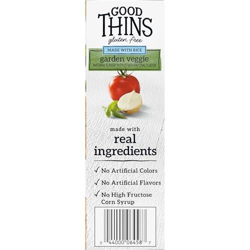 Good Thins Good Thins Garden Veggie Rice Snacks Gluten Free Crackers, 3.5 oz