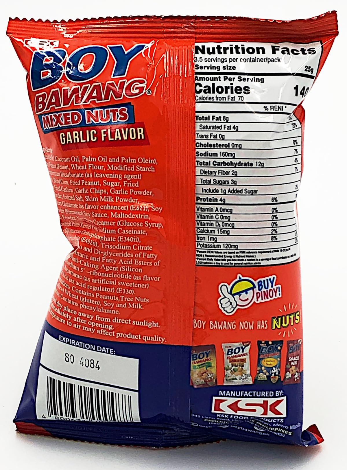 Boy Bawang Boy Bawang Mixed Nuts Garlic 3.5oz