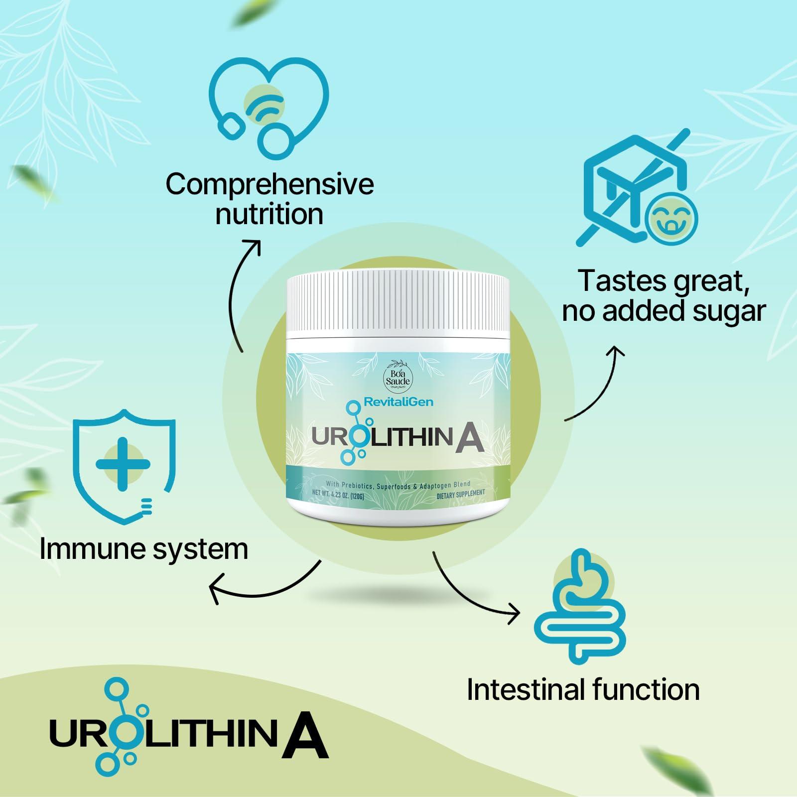 BoaSaude BoaSaude Urolithin A Powder Supplement, 4.23 OZ