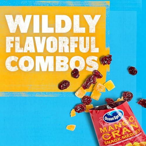 Ocean Spray Ocean Spray Mango Cran Snack Medley, Cranberry and Mango Dried Fruit Snack, 1 Oz Pouches, 5 Count