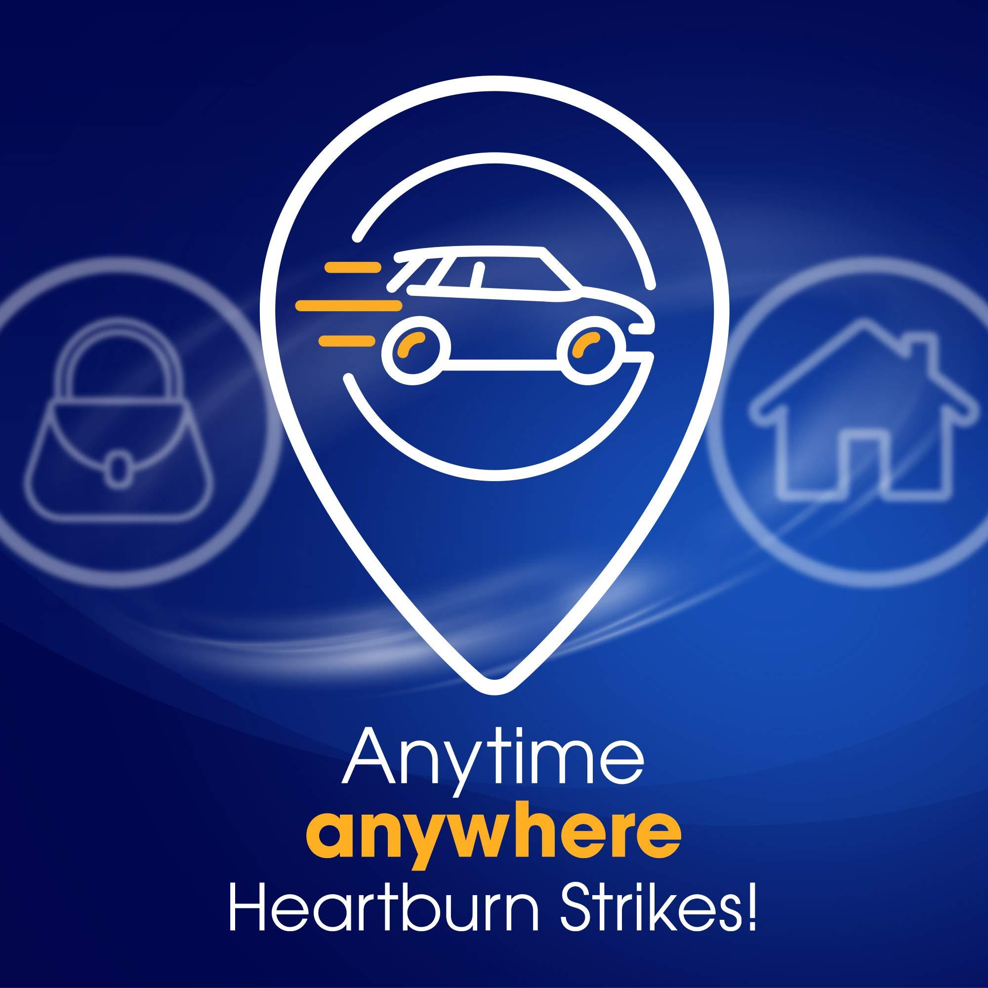 TUMS TUMS Ultra Strength Chewable Antacid Tablets for Heartburn Relief, Peppermint - 72 Count (Pack of 2)