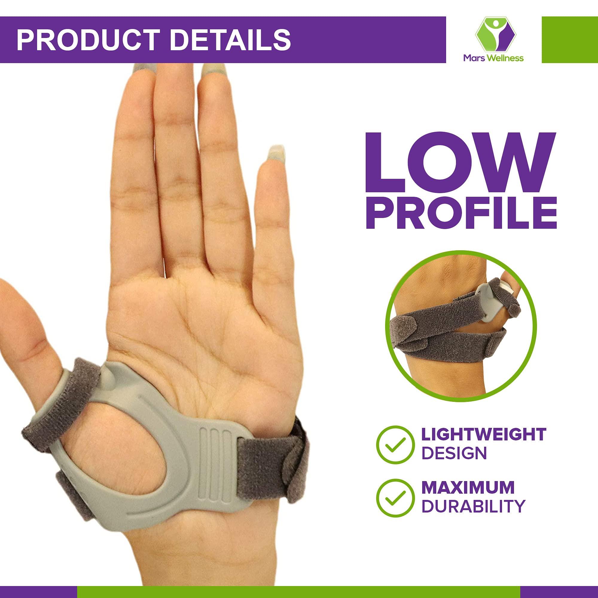 MARS WELLNESS MARS WELLNESS CMC Joint Thumb Arthritis Brace - Restriction Thumb Support Brace Stabilizing Splint for Osteoarthritis and arthritis thumb splint - Small - Left Hand