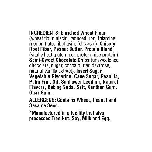 Lenny & Larry's Lenny & Larry's The Complete Cookie, Peanut Butter Chocolate Chip, Soft Baked, 16g Plant Protein, Vegan, Non-GMO, 4 Ounce Cookie (Pack of 12)