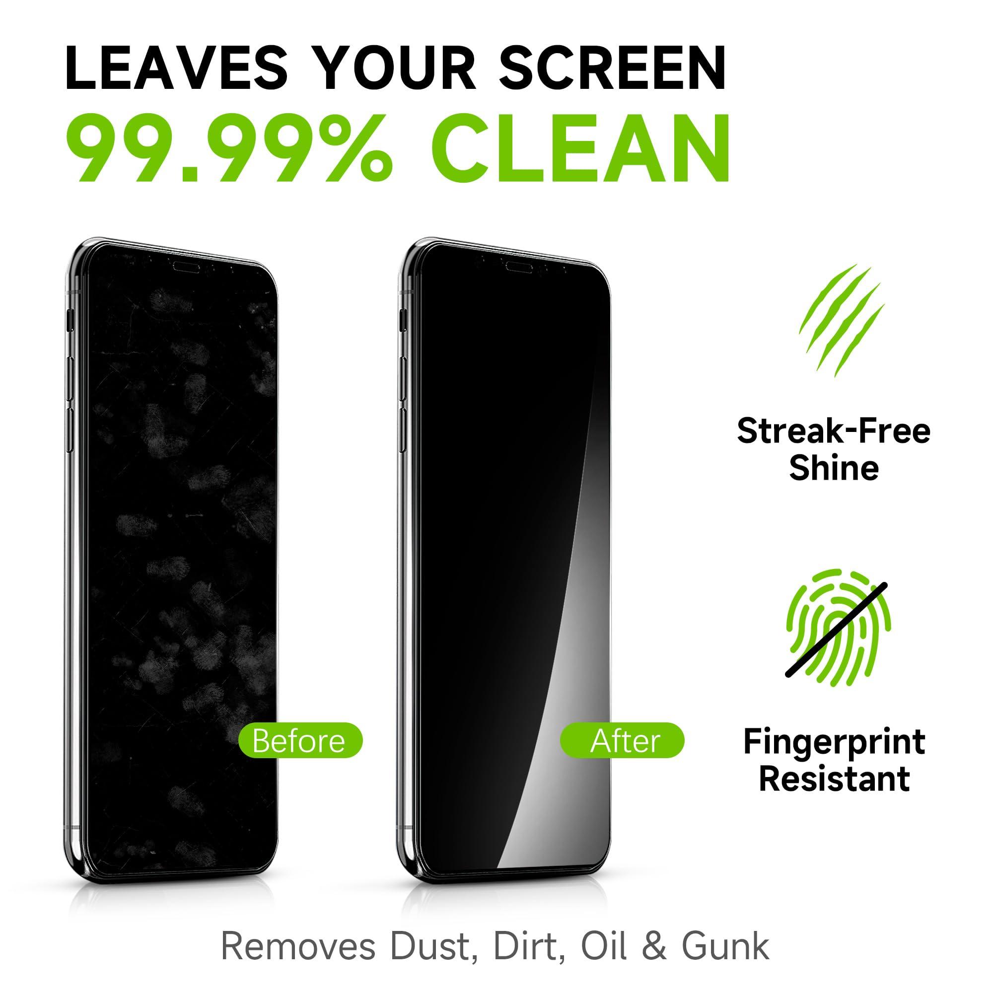 EOTW Screen Wipes Individually Wrapped, EOTW Computer Screen Wipes Pre-moistened Screen Cleaner Wipes Phone Cleaning Wipes for iPhone iPad Tablet PC Keyboard Laptop Screen, Pack of 120