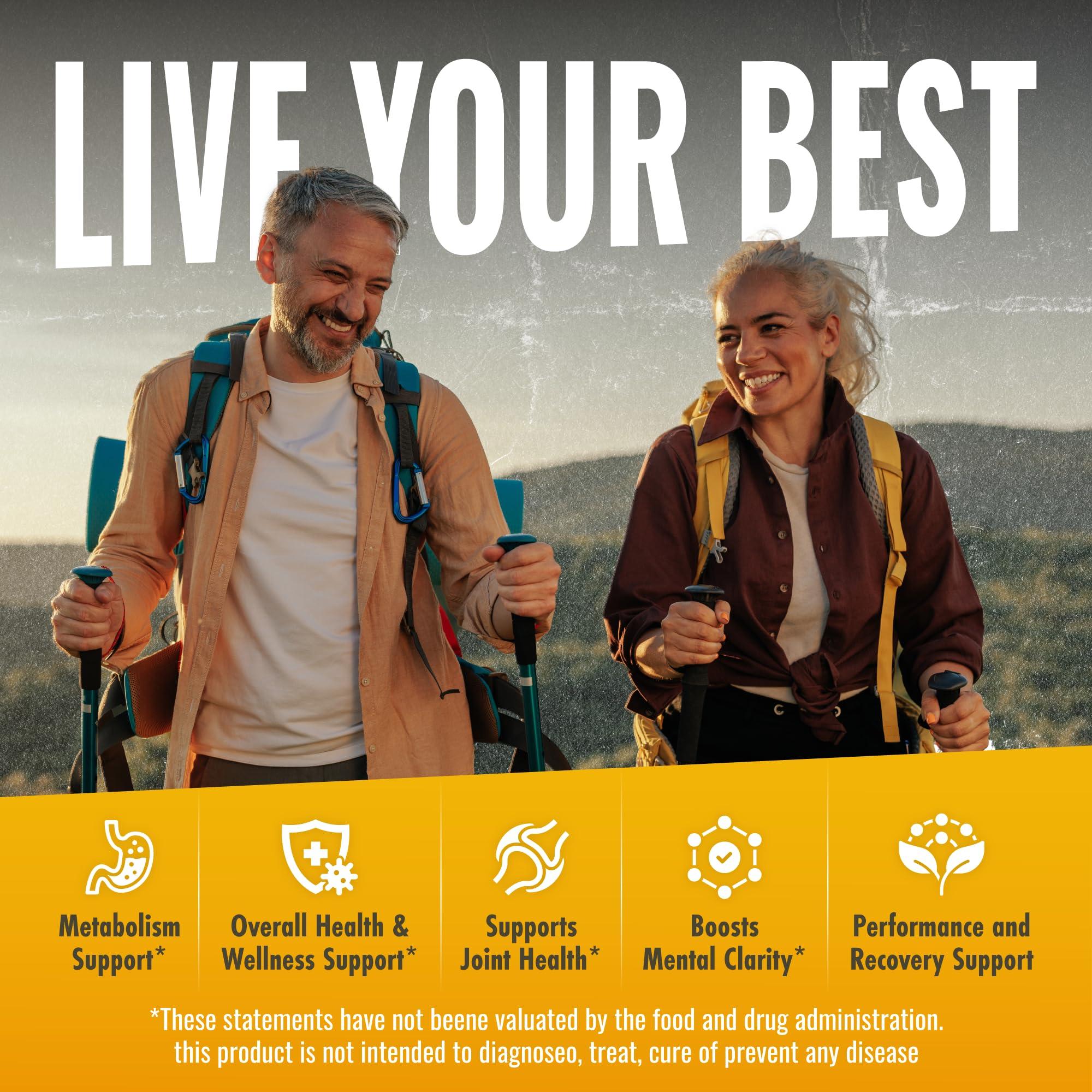 Sculpt Nation Sculpt Nation by V Shred Powerful Turmeric Supplement - Turmeric Curcumin with Black Pepper & Patented Ingredients for Joint Health - 30-Day Supply