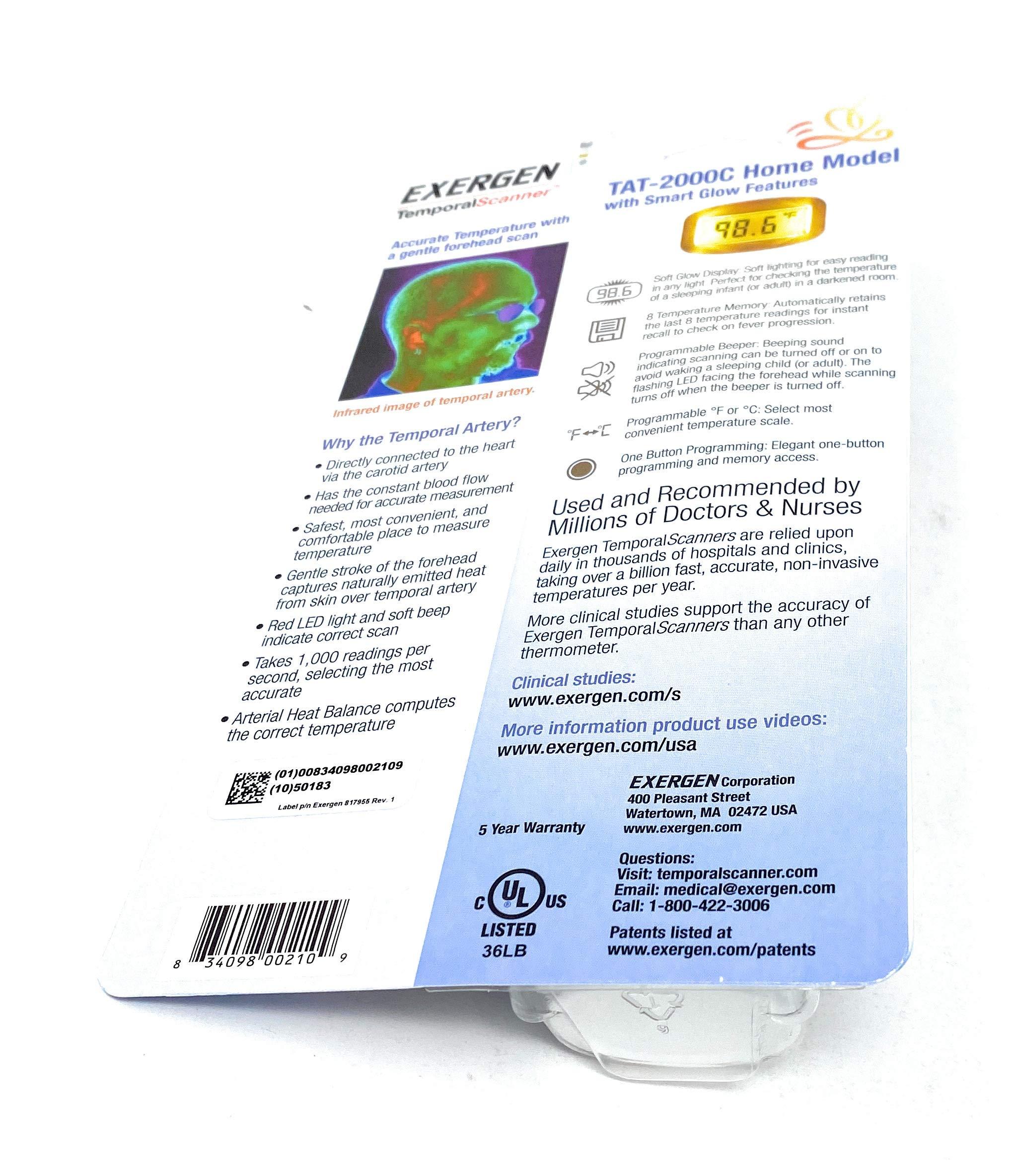 Exergen Exergen Temporal Artery Thermometer Model# TAT-2000C