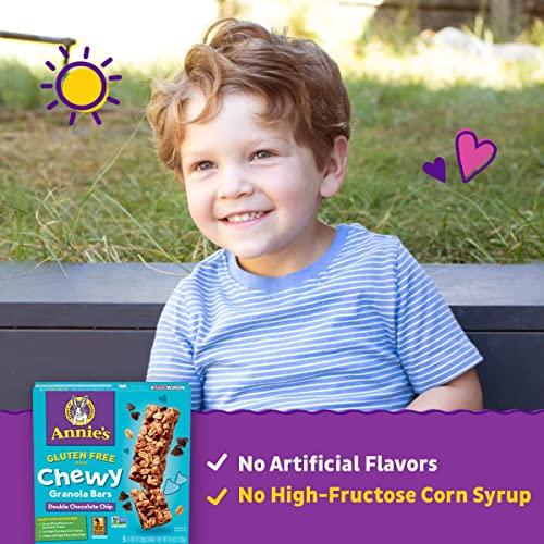 Annie's Homegrown Annie\'s Gluten Free Chewy Granola Bars, Double Chocolate Chip, 5 Bars, 4.9 oz.