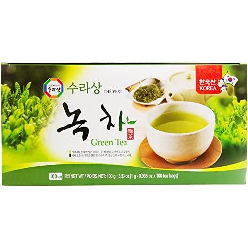 Surasang Surasang Green Tea, Simple and Classic Green Tea, 100 teabags