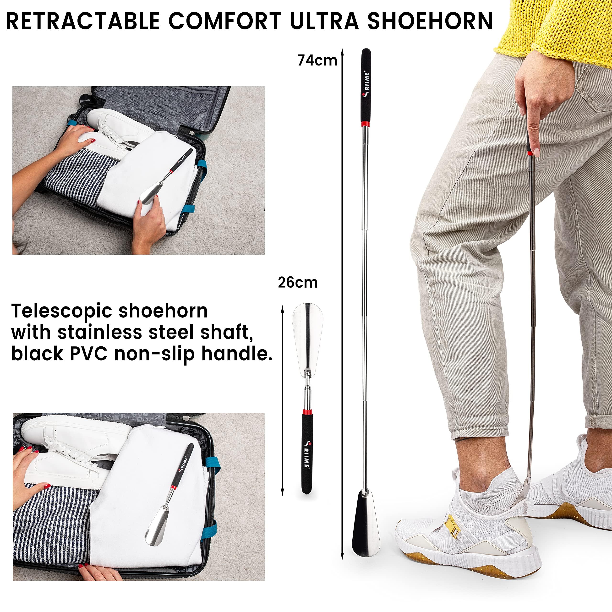 Riime SOKELP-Sock Aids for Putting On Socks-Sock Aid-Ergonomic Handles-Sock Assistant Device No Bending-Hip Kit-Disability Aids for Elderly & Pregnant-Sock Helpers to Put On Your Socks for Seniors