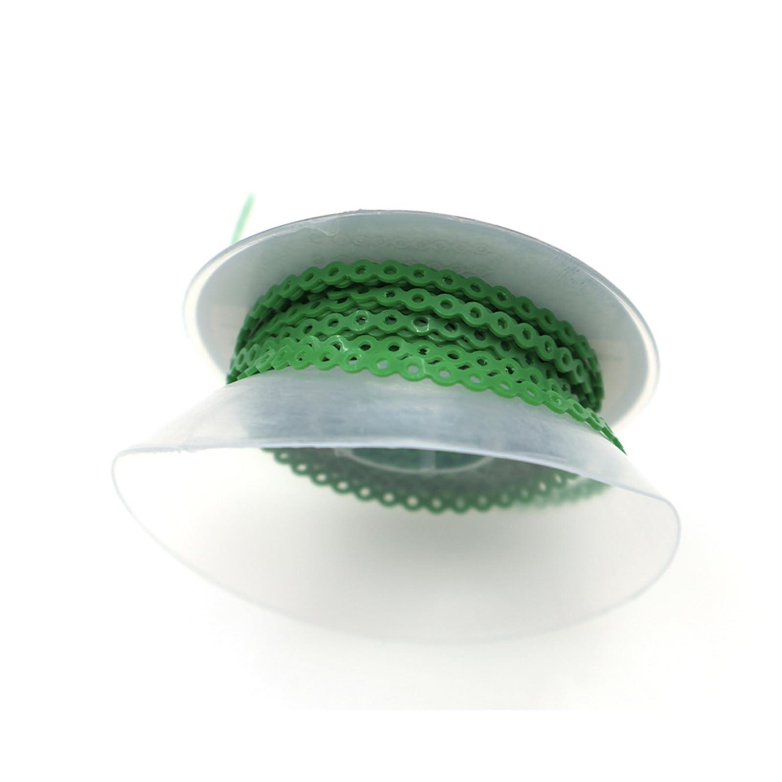 RUCYAI RUCYAI 15Feet Dental Orthodontic Elastic Rubber Power Chains Braces Bands Long/Closed/Short (Closed, Dark Green)