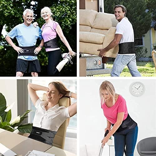 SJHY Lumbar Support Belt Breathable Back Braces,for Men/Women Anti-Skid Lumbar Support Belt Lower Back Pain Relief with 6 Stays Back Support Belt Back Braces