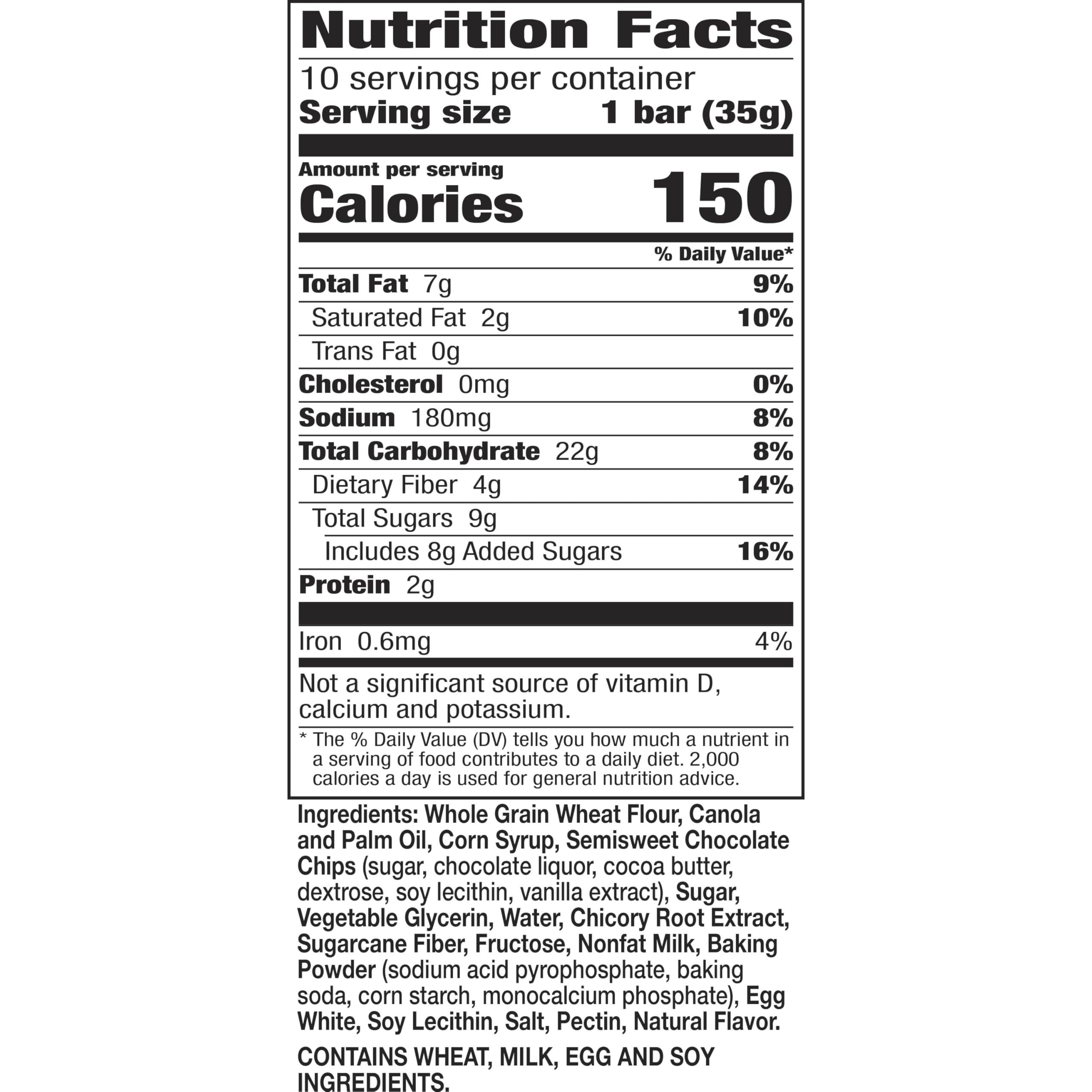Nature Valley Nature Valley Soft-Baked Muffin Bars, Chocolate Chip, Snack Bars, 10 Bars, 12.4 OZ