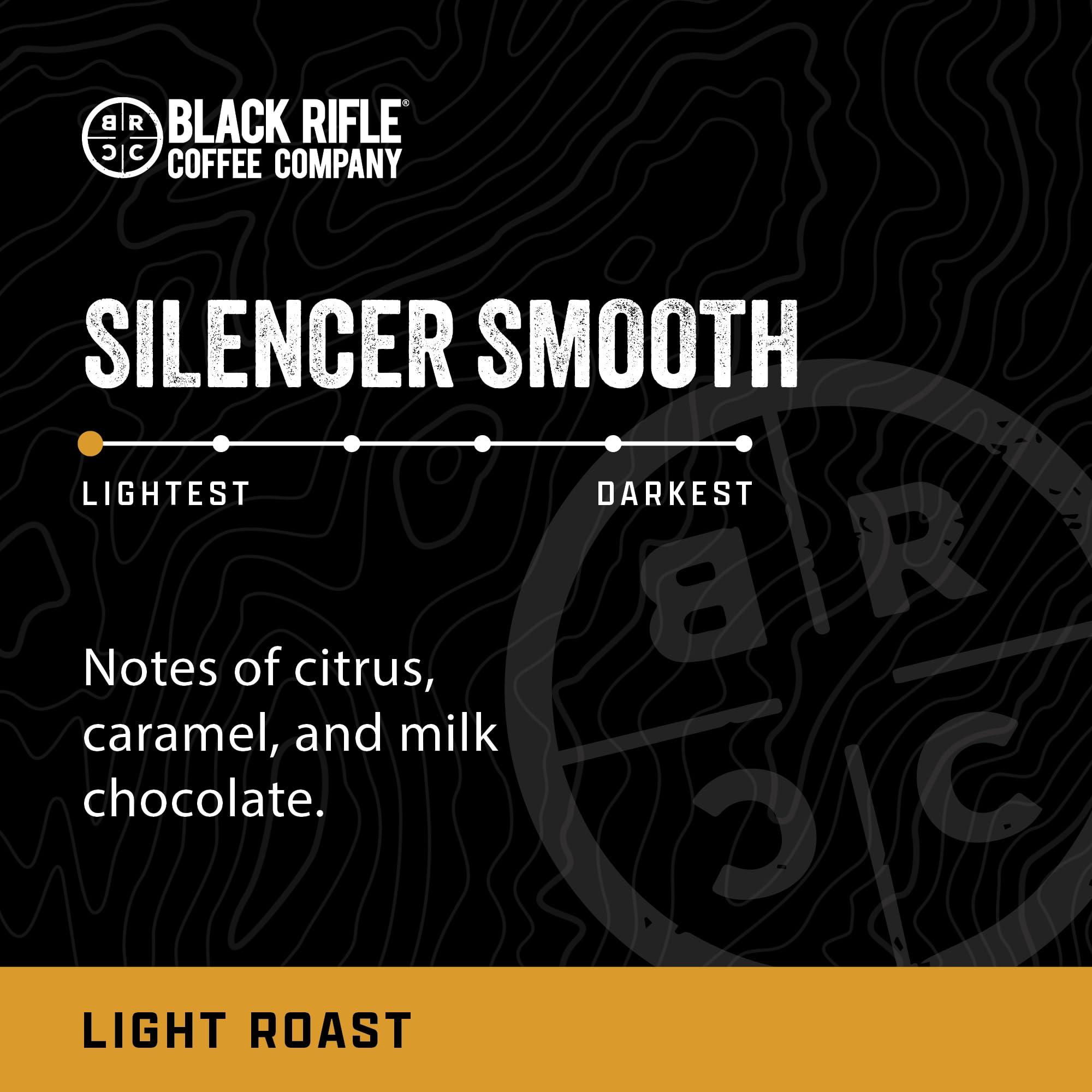 Black Rifle Coffee Company Black Rifle Coffee Company Silencer Smooth, Light Roast Ground Coffee, 5 lb Bag
