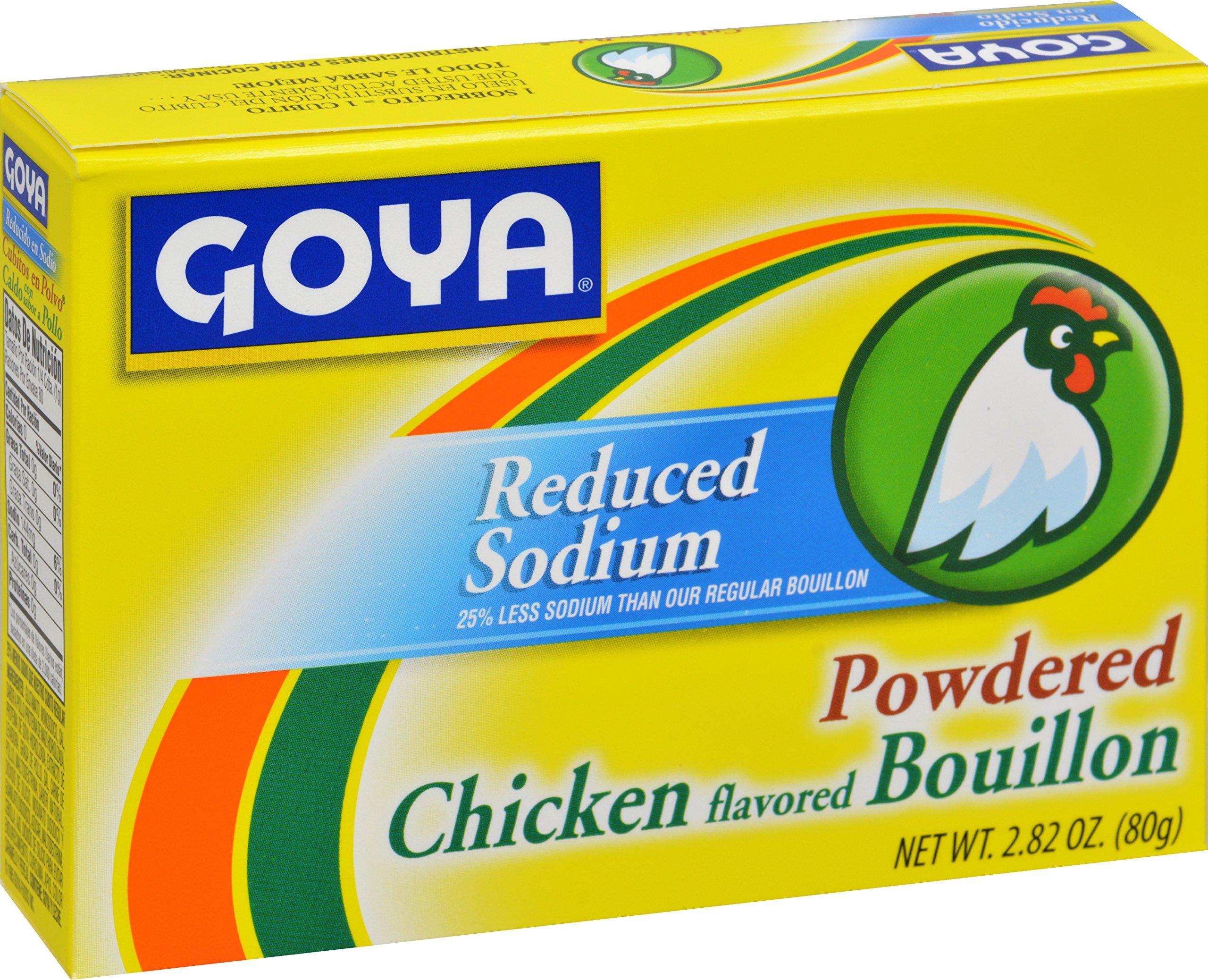 Goya Goya Foods Chicken Bouillon Reduced Sodium, 2.82 Ounce