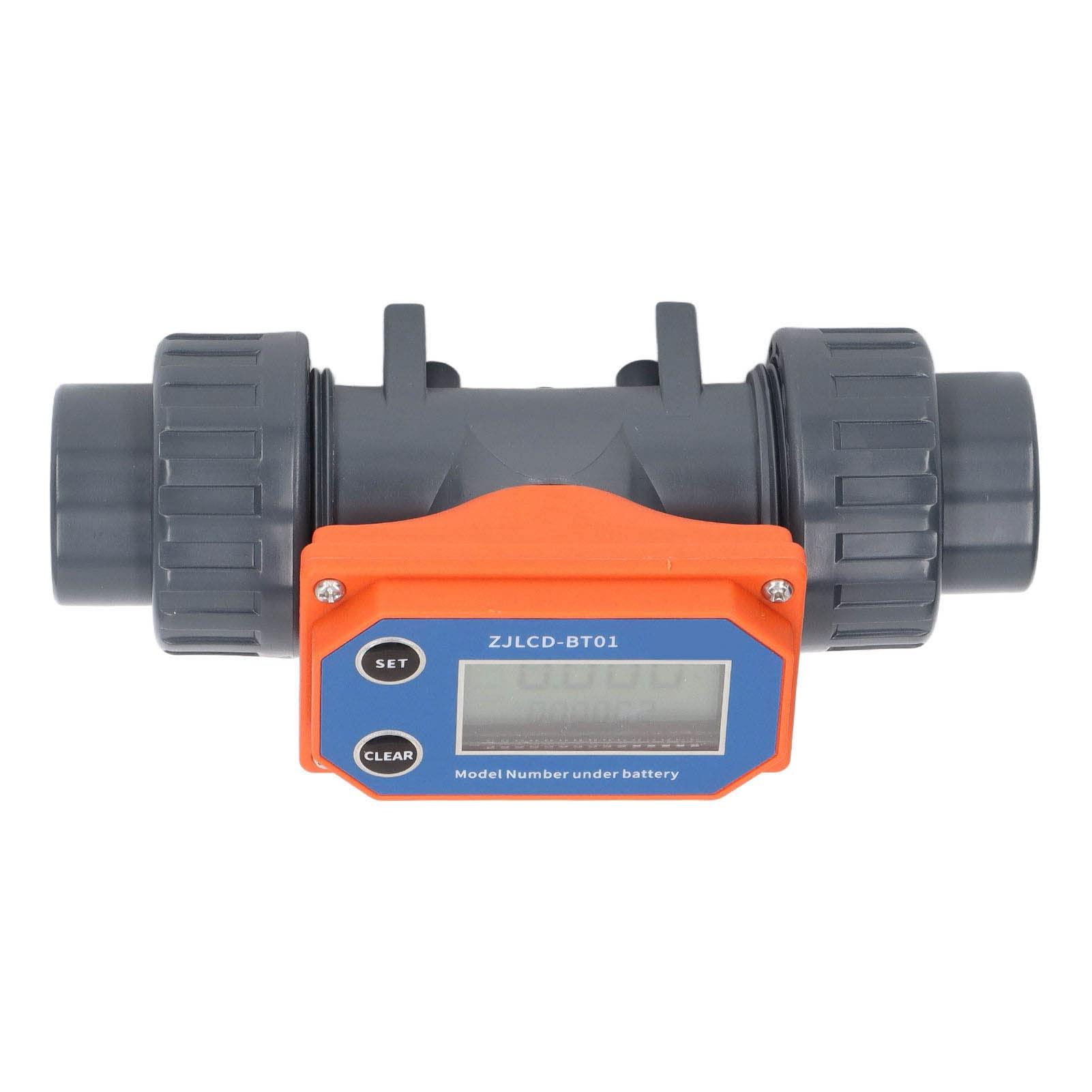 Pyhodi Water Flowmeter, High Accuracy Water Flow Meter Sensitive Response for Swimming Pool