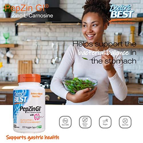 Doctor\'s BEST Doctor\'s BEST Digestive Enzymes Non-GMO 90 Veggie Caps & PepZin GI Zinc-L-Carnosine Complex 120 Veggie Caps