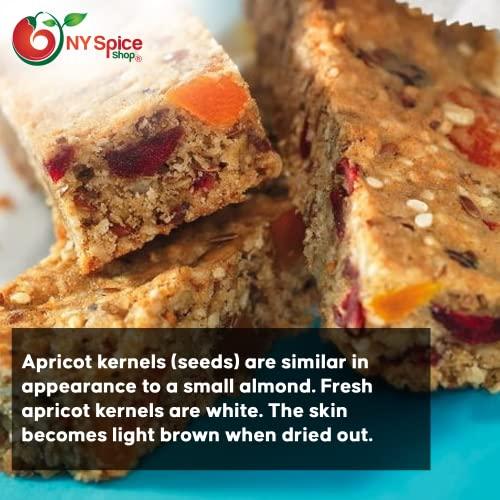 NY SPICE SHOP NY SPICE SHOP Sweet Raw Apricot Seed - 1 (Pound) Sweet Apricot Kernels - Apricot Seeds - Sunfood Apricot Kernels - Seed Apricot - Apricot Seeds Raw - Apricot Kernals – Great source of Vitamin