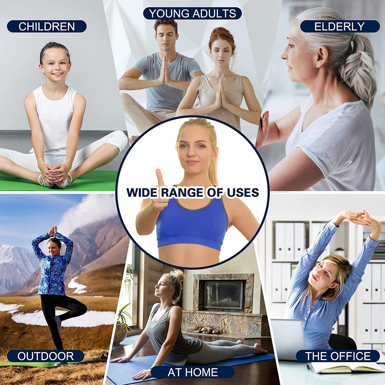 Xemz Foot and Calf Stretcher for Plantar Fasciitis, Achilles Tendonitis, Heel Spurs and Foot Drop, Improve Muscle Strength Relief Foot Pain Leg Stretcher Yoga Stretching Strap for Thigh Calf and Hamstring