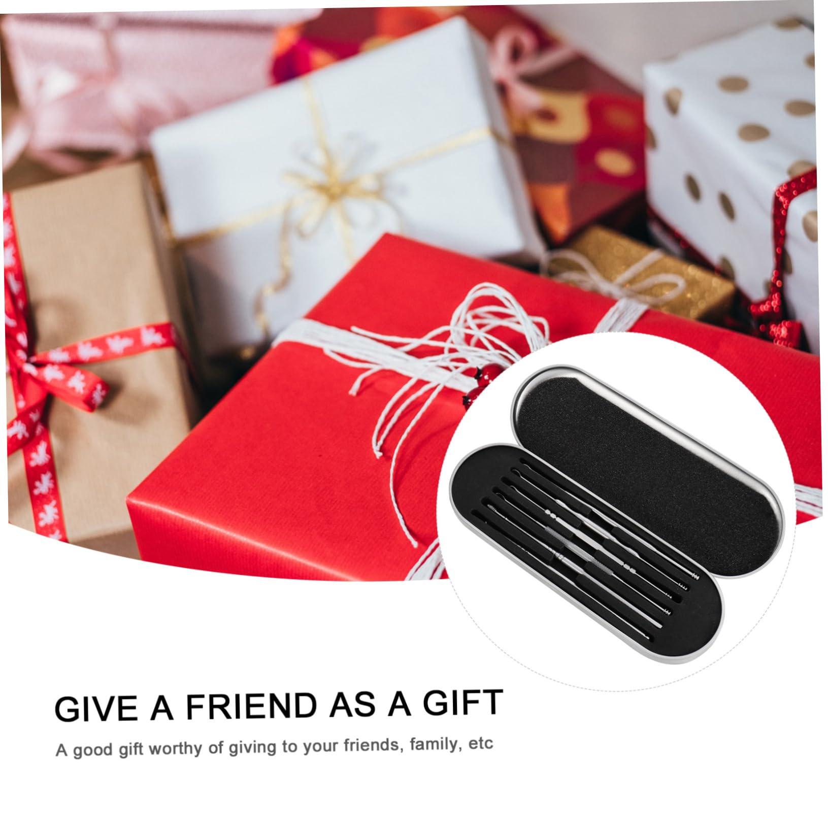 Healvian Healvian 18 Pcs Ear Picking Set Kit Earwax Ear Something Cleaner Buds Removal Ear Cleaning Drops Vet Ear Digger LED Strip Lights Cancelling Washer Device Silver Stainless Steel 410