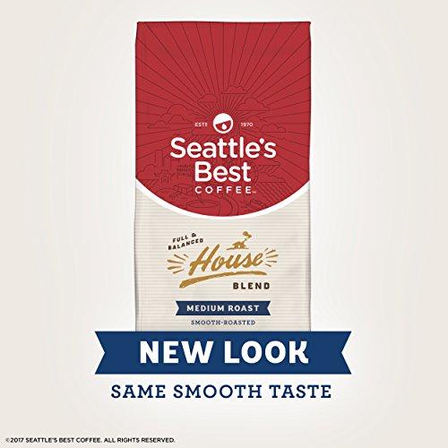 Seattle's Best Coffee Seattle's Best Coffee House Blend Medium Roast Ground Coffee, 12 Ounce (Pack of 1)