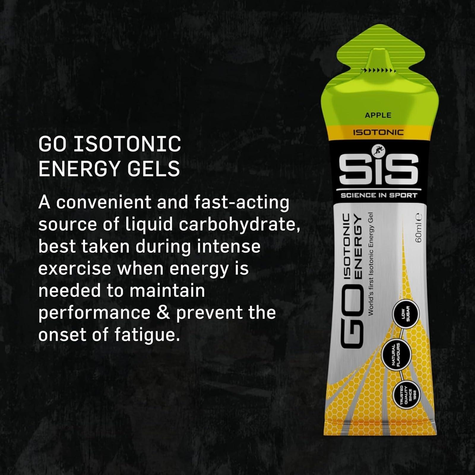 TransAtlantic Treasures SiS Science In Sport Running Energy Gels, Full of Electrolytes, Good For Hydration, Flavor Variety Pack, Vegan, Gluten & Dairy Free, 14 x 60ml