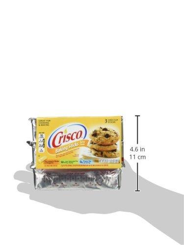 Crisco Crisco, Baking Sticks, Butter Flavor, All Vegetable Shortening, 20oz Package (Pack of 2)