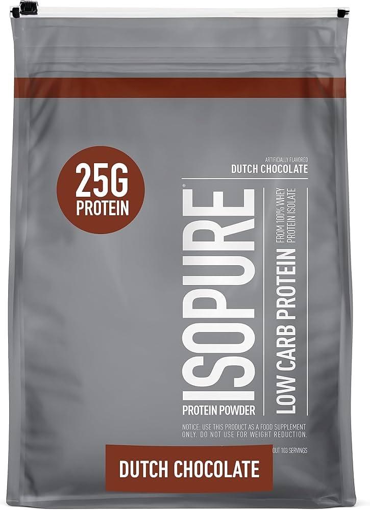 NATURE'S BEST Natures Best- Isopure Low Carb, Dutch Chocolate, 7.5lbs