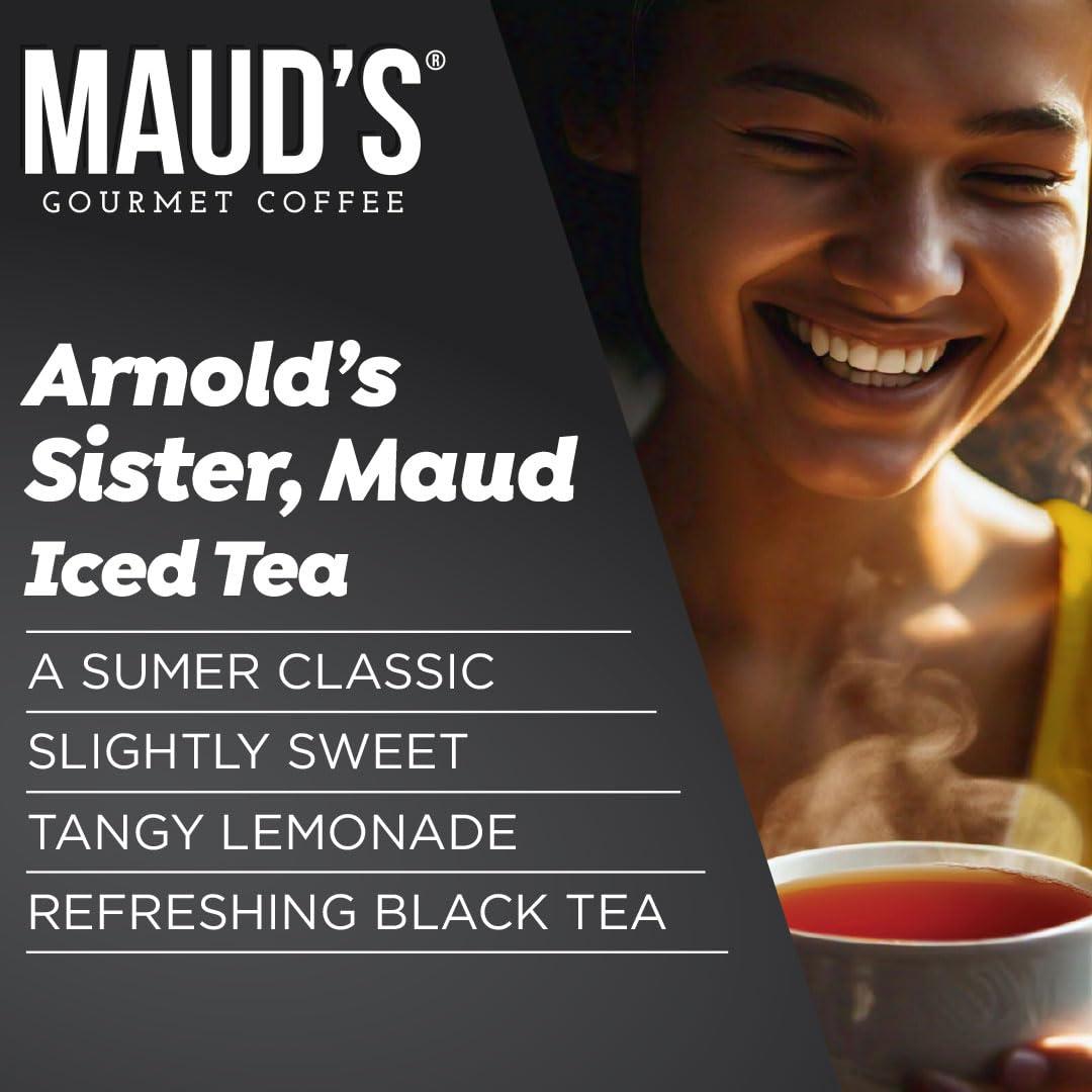 MAUD'S Maud\'s Lemonade Instant Tea Packets Single Serve, 26 ct | Insta Arnold\'s Sister Flavored Tea | 100% California Blended Tea Leaves Solar Energy Produced | Hot or Iced Tea Instant Powder Packs