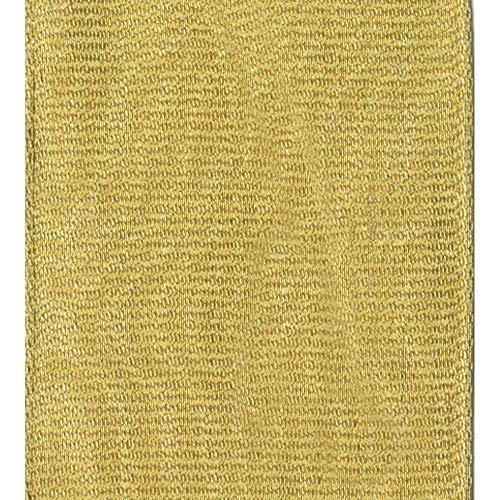 Caspari Caspari Gold Metallic Grosgrain Unwired Ribbon - Two 18 Ft. Spools