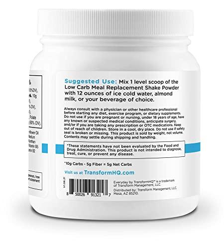 TransformHQ TransformHQ Meal Replacement Shake Powder 7 Servings (Pineapple Whip) - Gluten Free, Non-GMO