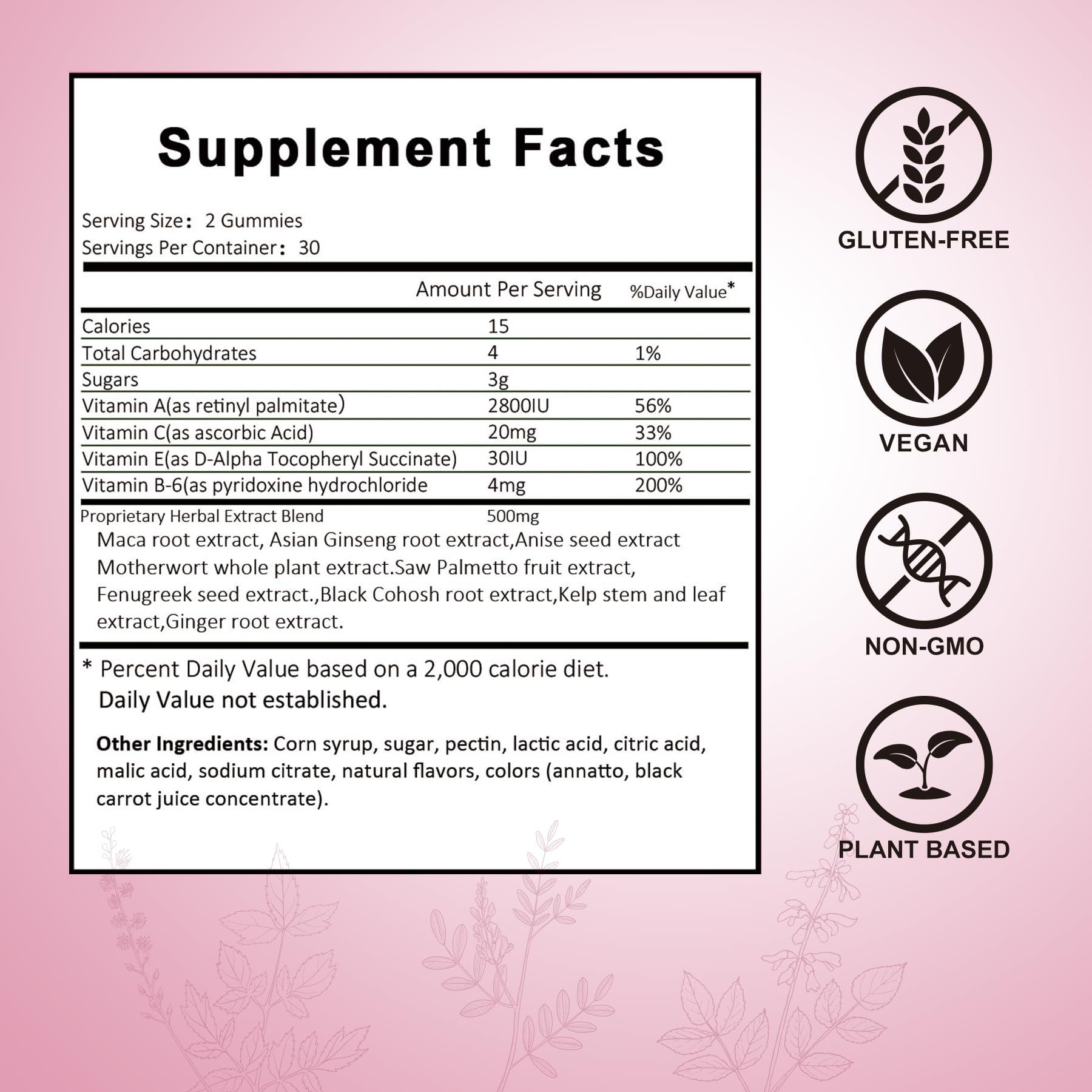 Laicuherb Laicuherb Hip Butt Enhancer Gummies for Butt Growth and HIPS, Booty Gummies for Bigger Butt Fast, Booty Curvy Body Gummies Weight Gainer for Women Workout Enhancement