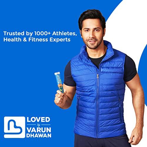 FAST&UP Fast&Up Reload - Electrolyte Energy Drink - Sports Nutrition Electrolyte Drink - Effervescent Tablets for Running & Cycling- 20 effervescent Tablets - Lime and Lemon Flavour