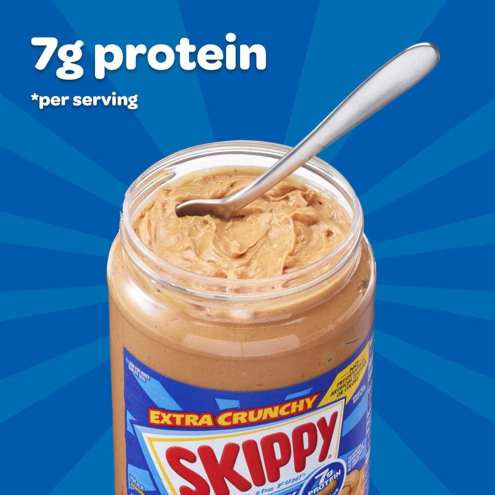 SKIPPY SKIPPY SUPER CHUNK Extra Crunchy Peanut Butter Spread, 16.3 Ounce